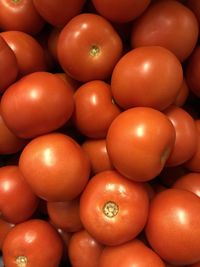 Full frame shot of oranges at market