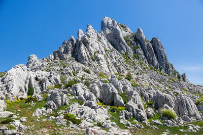 Tulove grede rocks on the velebit mountain, croatia