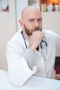 Portrait of doctor at hospital