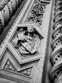 Low angle view of statue