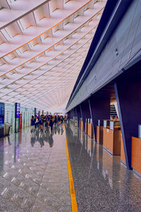 Group of people in row