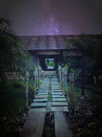 Boardwalk against sky