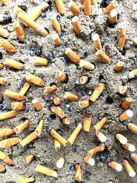 Full frame shot of cigarette smoking