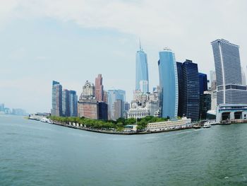 City skyline against sky