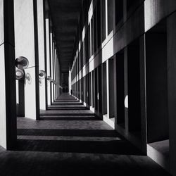 Corridor of building