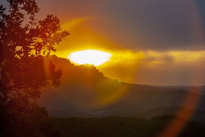 Scenic view of sunset