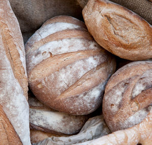 Close-up of fresh breads