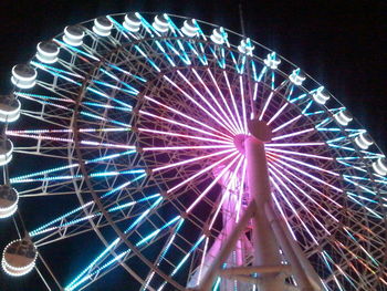 Low angle view of ferris wheel