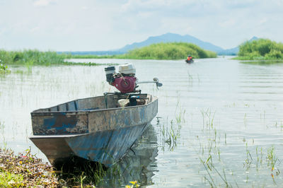 Boat in a lake