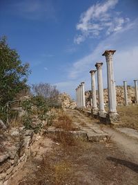 Old ruins against sky