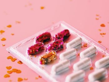 Close-up of cake on table
