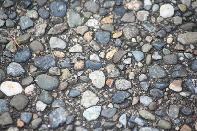 Full frame shot of pebbles