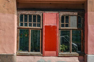 Window of old building