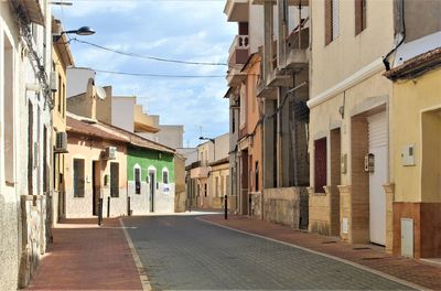 The streets of formentera del segura, alicante, valencia, spain