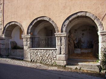 Entrance of old building