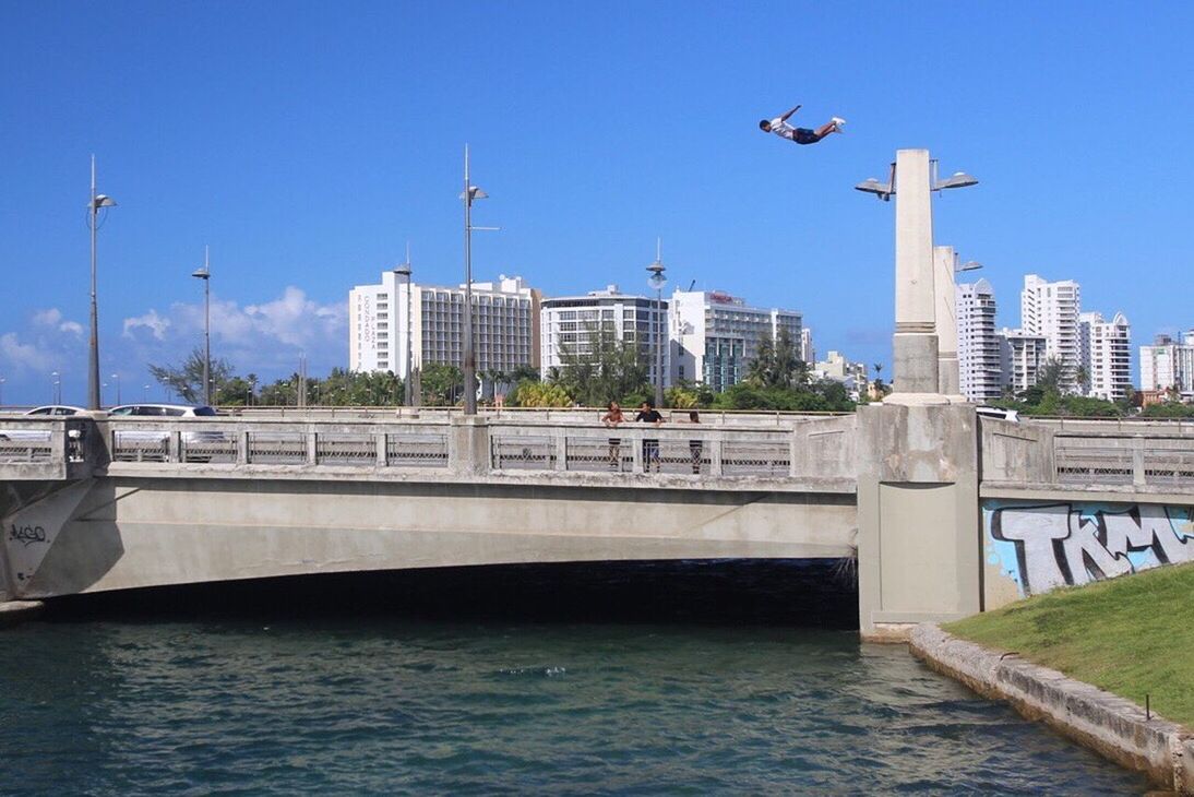 BIRDS FLYING OVER RIVER