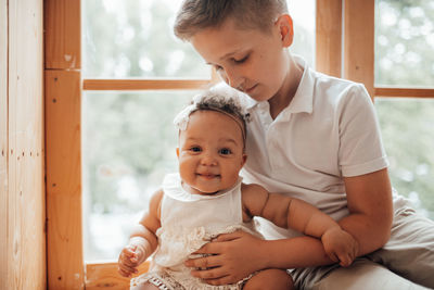 Mother and daughter baby