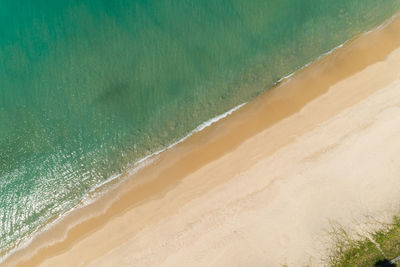 Aerial view of beach