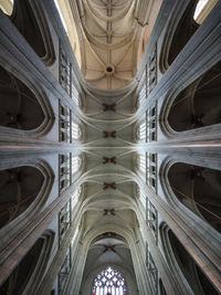 Low angle view of ceiling of building