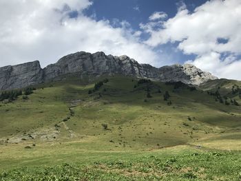 Scenic view of landscape against sky