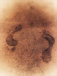 Close up of arrow symbol