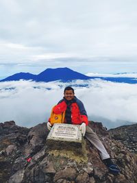 Mountain and the memorial