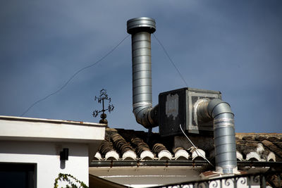 Low angle view of building against sky