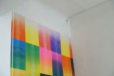 Colorful multi colored wall