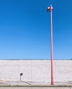 View of building against blue sky