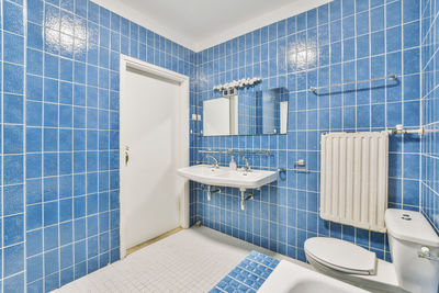 Interior of bathroom