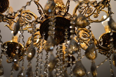 Close-up of chandelier