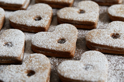Full frame shot of cookies