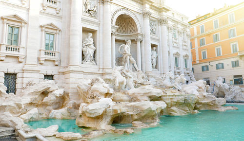 Trevi fountain in rome, italy