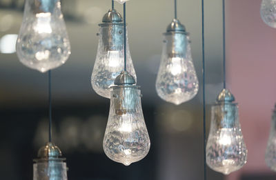 Close-up of chandelier