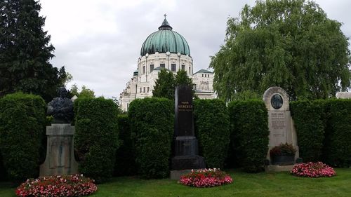 View of temple against sky