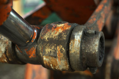 Close-up of rusty metal