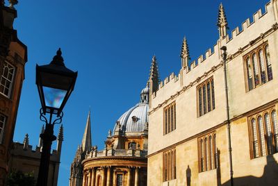 Low angle view of historic building