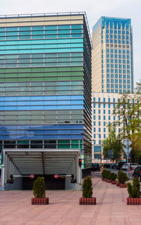 Modern building against sky