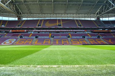 View of soccer field