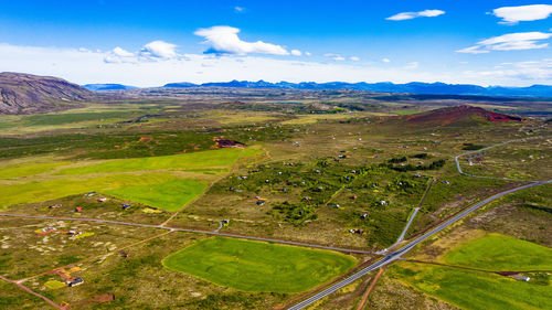 Scenic view of landscape against sky
