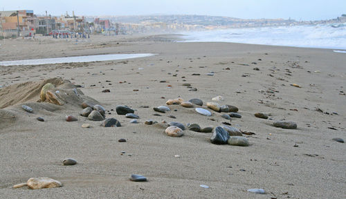 Scenic view of beach