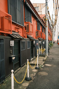 Street amidst buildings in city