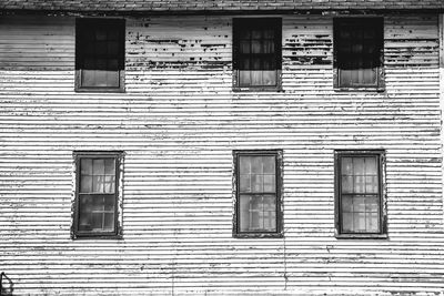 Full frame shot of old building