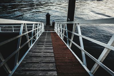 Pier over sea