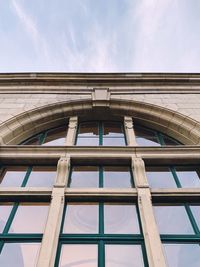 Low angle view of building against sky