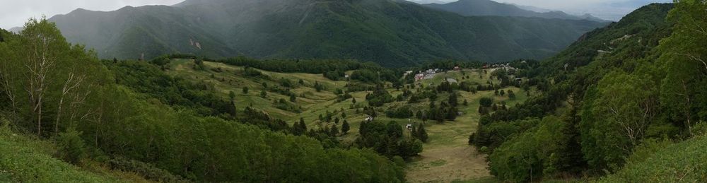 Scenic view of mountains