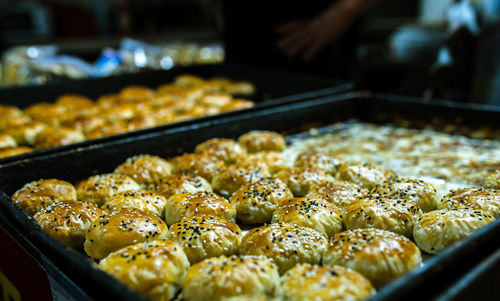 Close-up of food in kitchen