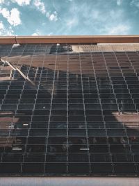 Low angle view of building against sky