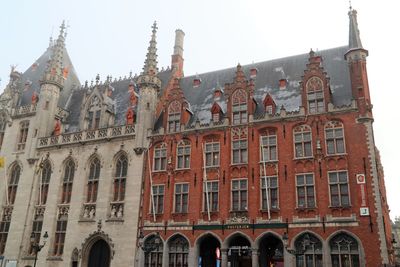 Low angle view of historical building against sky