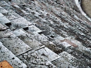 Full frame shot of tiled floor